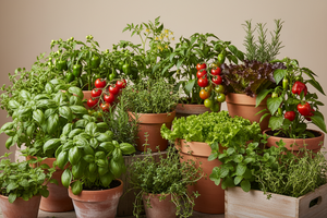 Herbs and Vegetables Plants