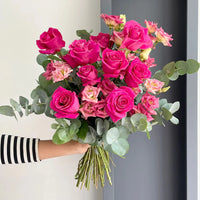 Banff Beauty, Hand-Tied Bouquet, Nature's Elegant Ensemble,red roses,Buy Banff Beauty Online