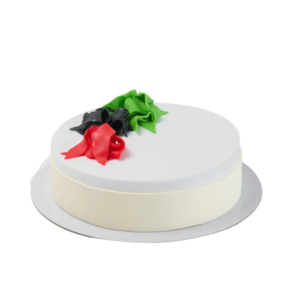 Elegant UAE Origami-Themed Cake for Special Occasions