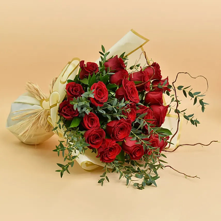 Bouquet of 20 Red Roses