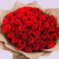 Ravishing 50 Red Roses