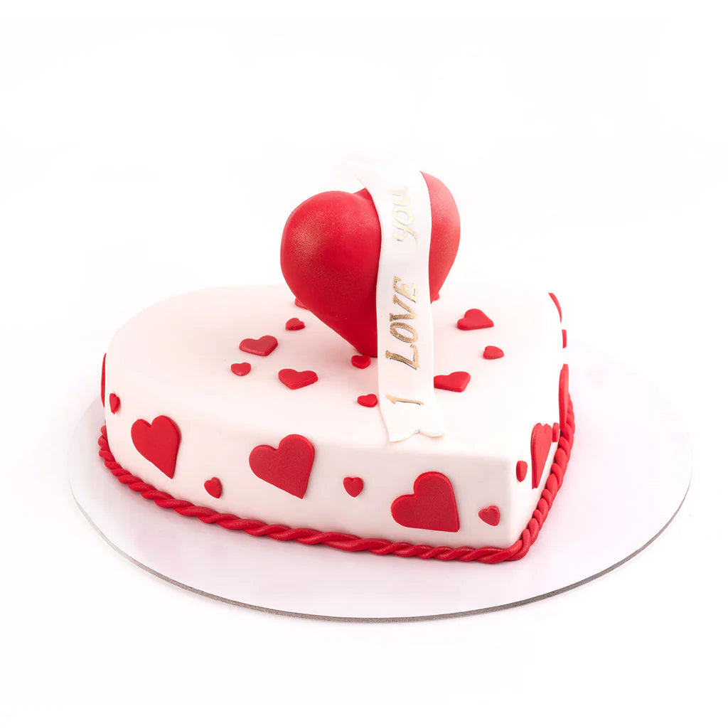 3D Heart Cake | Chocolate Flavor