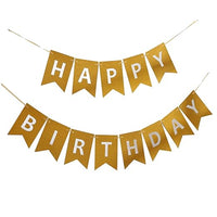 Paper banner Happy birthday