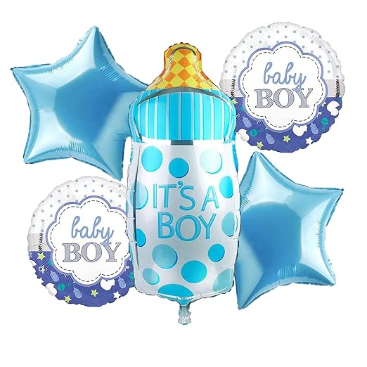 Foil balloon Set It's a boy 5pcs