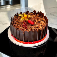 Black Forest Cake with Roses & Love Teddy