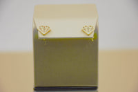Elegance Refined: Stainless Steel Earrings with Radiant 18K Gold
