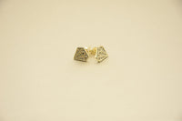 Elegance Refined: Stainless Steel Earrings with Radiant 18K Gold