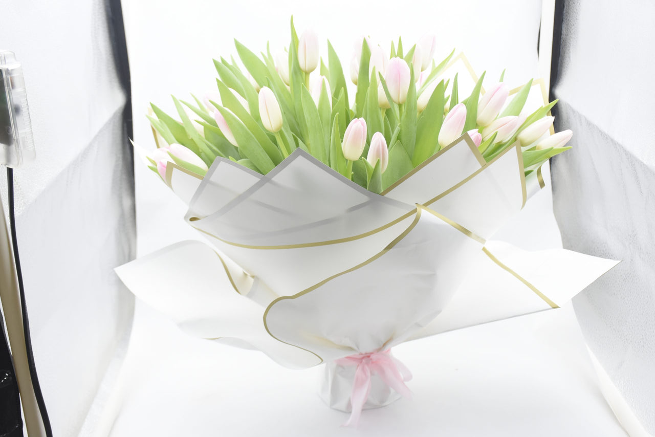 Pink 30 Tulip Bouquet
