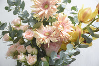 Pink Flowers Arrangement in Vase