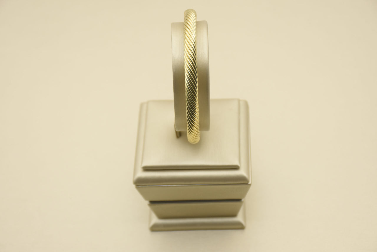 Brilliant Brass 18K Gold-Plated Bracelet