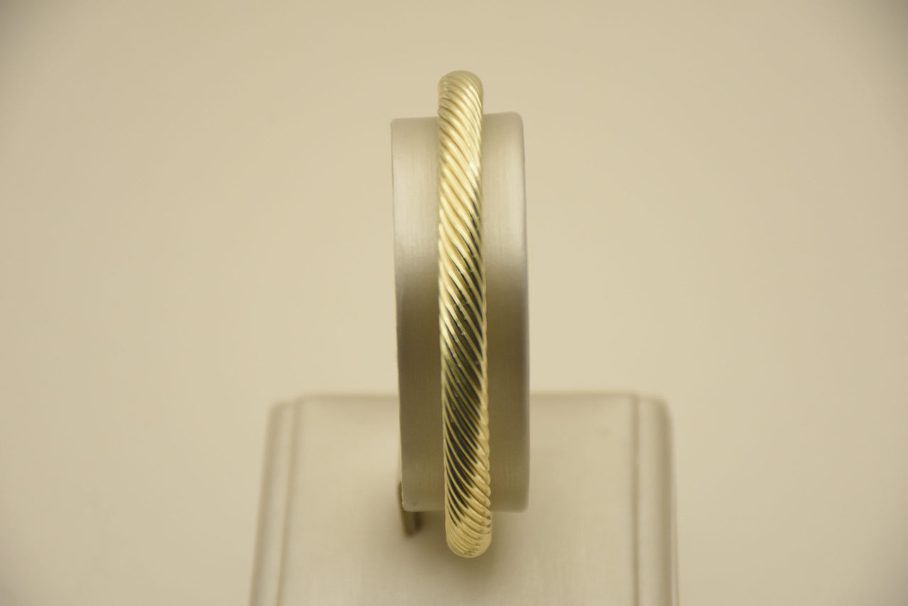 Brilliant Brass 18K Gold-Plated Bracelet