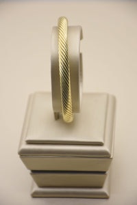 Brilliant Brass 18K Gold-Plated Bracelet