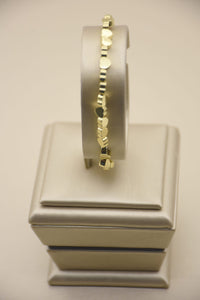Brass Bracelet with Captivating Gold Finish