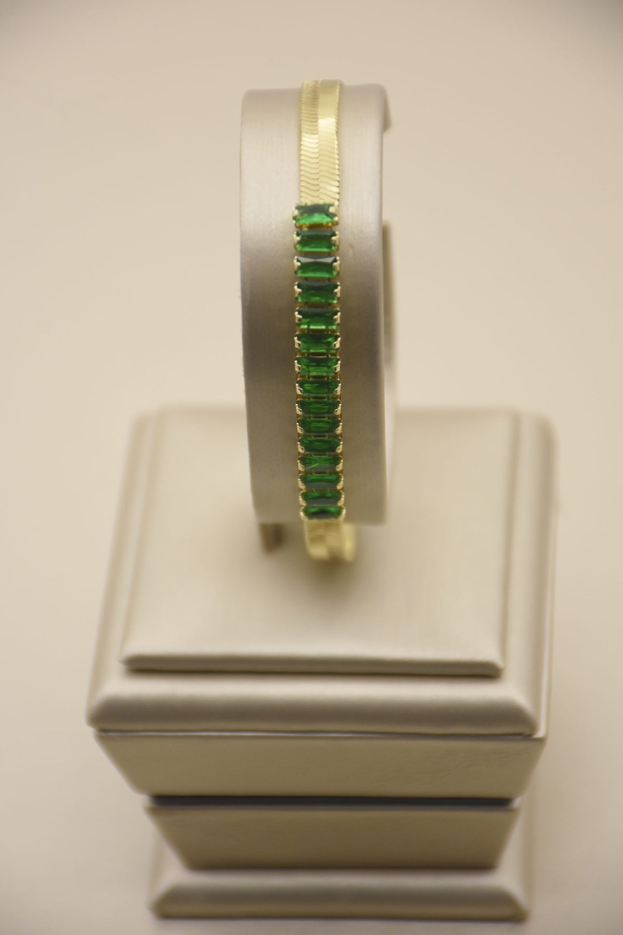 18K Gold-Infused Brass Bracelet