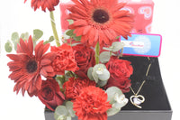 Love's Embrace Bouquet: With Jewelry Necklace