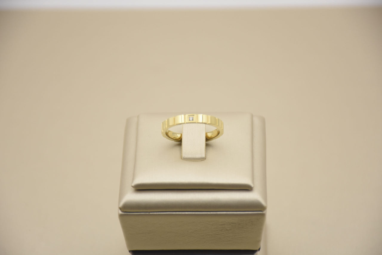Radiant Reverie: 14K Gold-Plated Stainless Steel Ring