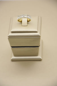 Captivating 14K Gold-Plated Steel Ring