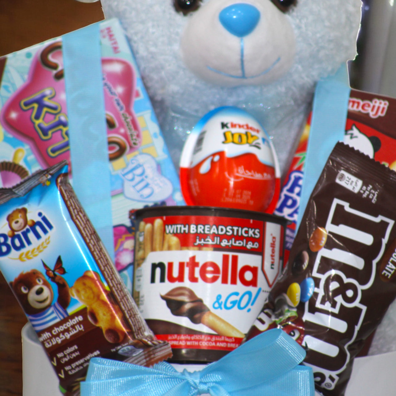 Premium Gift Box with Teddy Bear & Assorted Chocolates