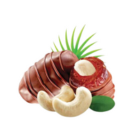 30pcs Assorted Brown Chocolate Dates Filled with Nuts