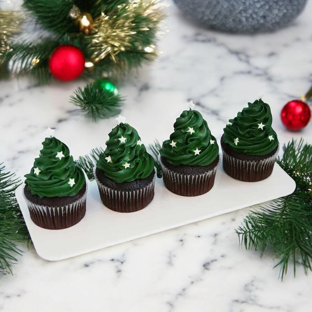 Christmas-themed cupcakes