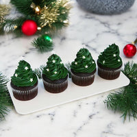 Christmas-themed cupcakes