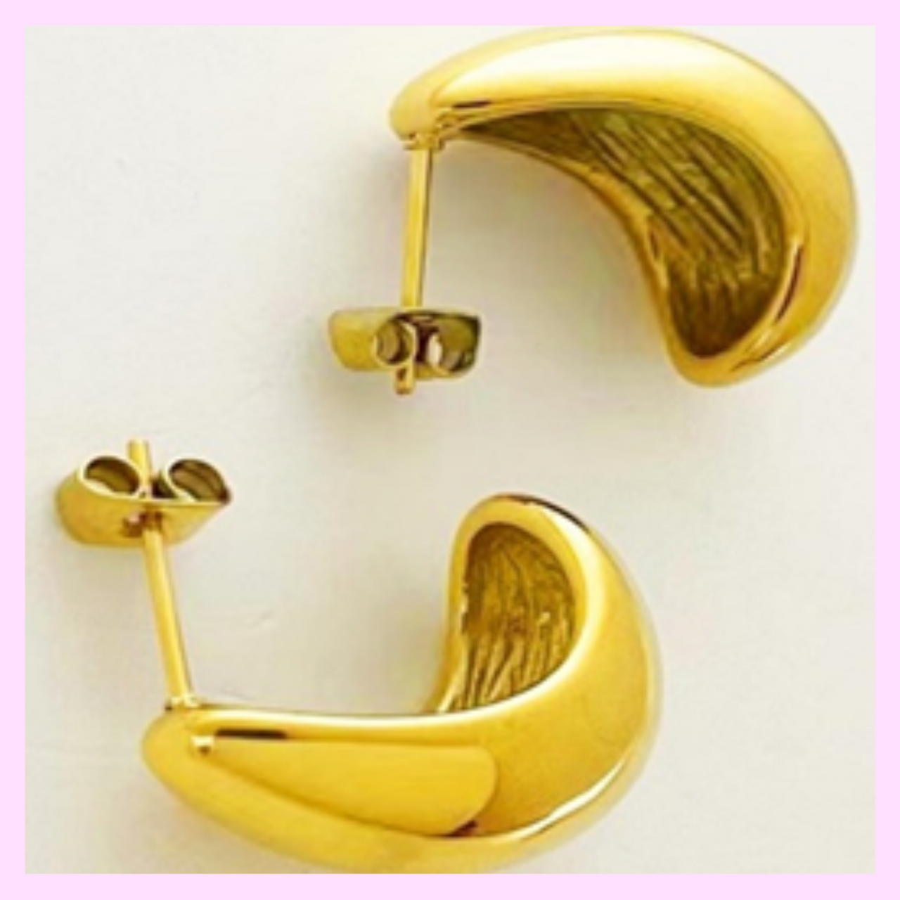 Opulent Adornments, 18K Gold-Plated, Stainless Steel Earrings, Buy Opulent Adornments Online