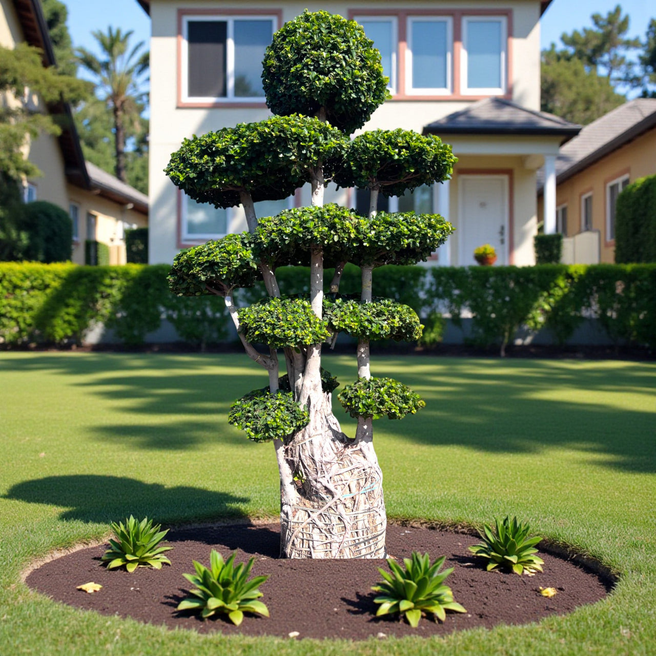 Ficus Panda Bonsai Multi Head