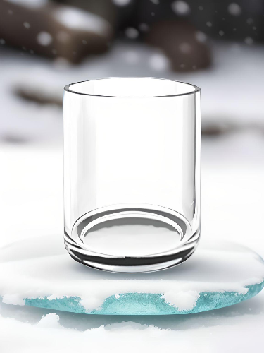 Translucent Floral Grace-Vase