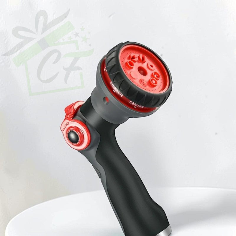 Heavy Duty Thumb Control Garden Hose Nozzle Sprayer – 8 Spray Patterns