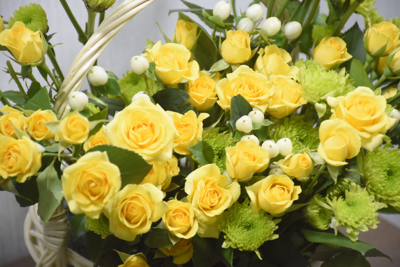 Sunny Basket Classic Arrangement
