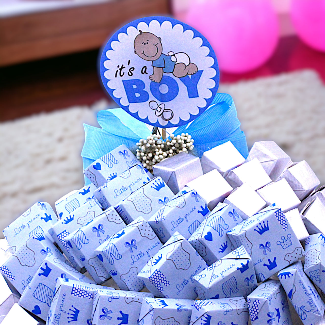 It’s a Boy 1kg Assorted Chocolate Tray