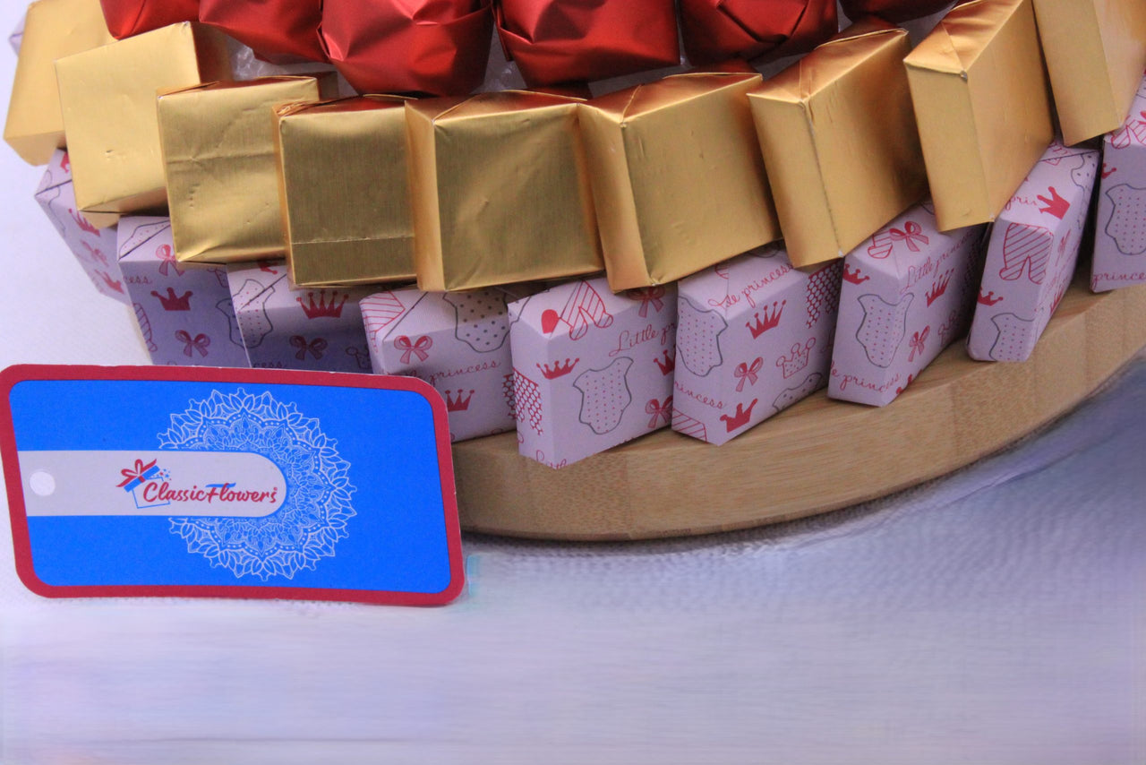 It's A Girl Chocolate Arrangement
