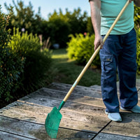 Metal Garden Rake – 25‑Teeth Lawn & Soil Rake