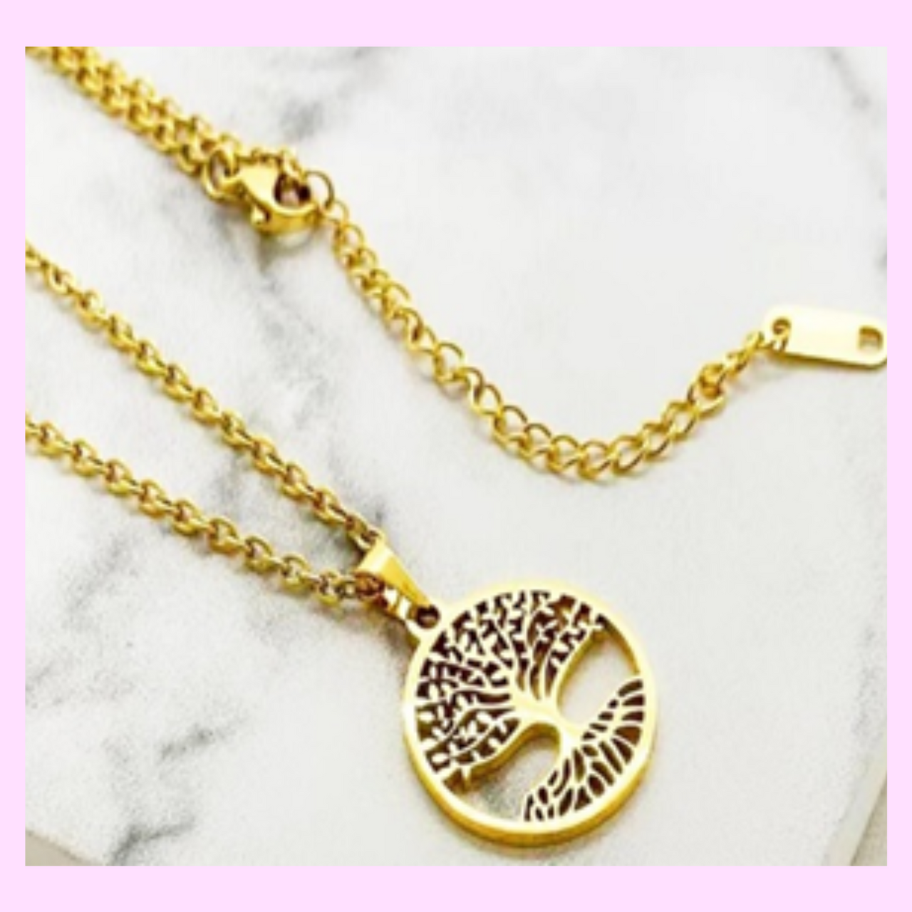 Chic and Shimmer, Radiance, 14k Gold-Infused, Steel Necklace, Gold Plating