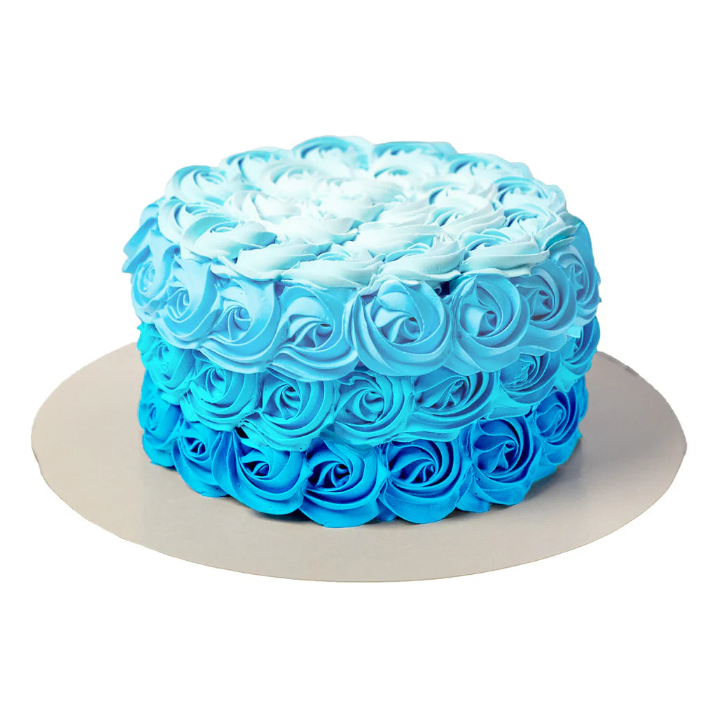 Flowery & Curly Pink Cake