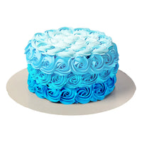 Flowery & Curly Pink Cake