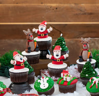 Christmas-Themed Cupcakes