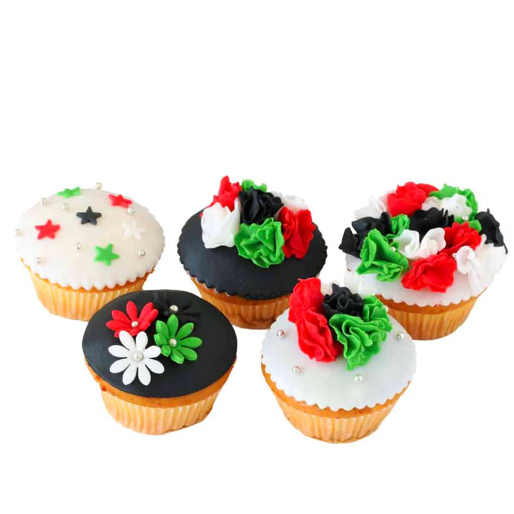UAE Flag Day cupcakes