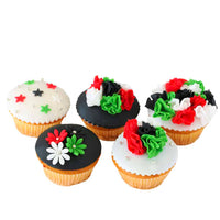 UAE Flag Day cupcakes