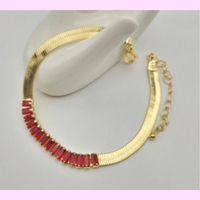 Chic Elegance, Contemporary, 18K Gold-Plated, Brass Bracelet, Buy Chic Elegance Online