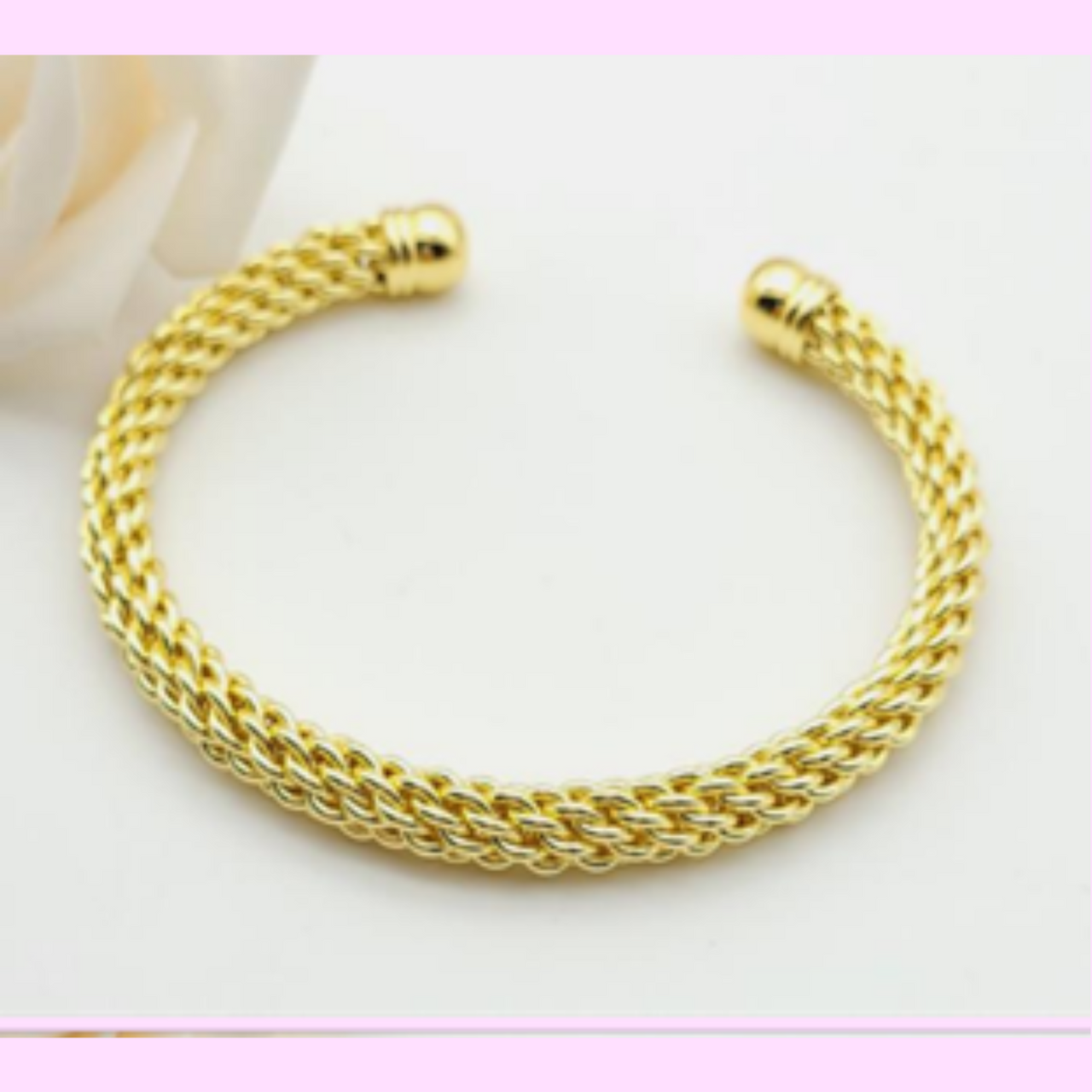 Golden Radiance, Exquisite, Brass Bracelet, 18K Gold Plating, Buy Golden Radiance Online
