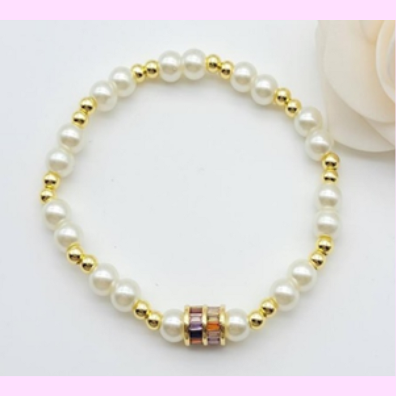 Opulent Luster, Stunning, Brass Bracelet, 18K Gold, Buy Opulent Luster Online