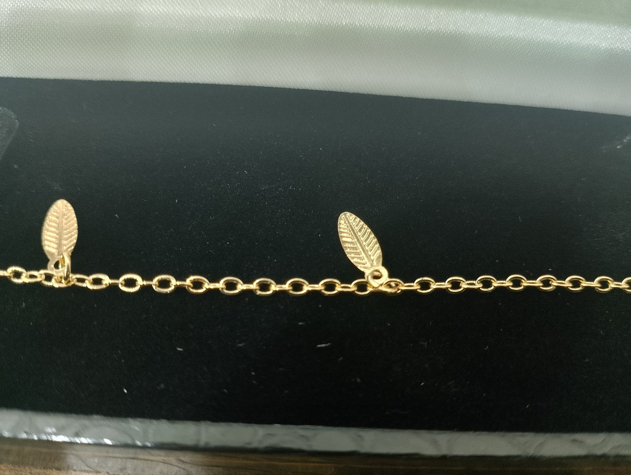 Eternal Spark: Artisanal Brass Anklets in Mesmerizing 18K Gold