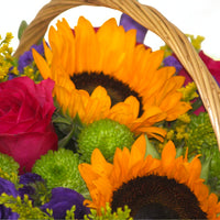 Roses & Sunflower Basket
