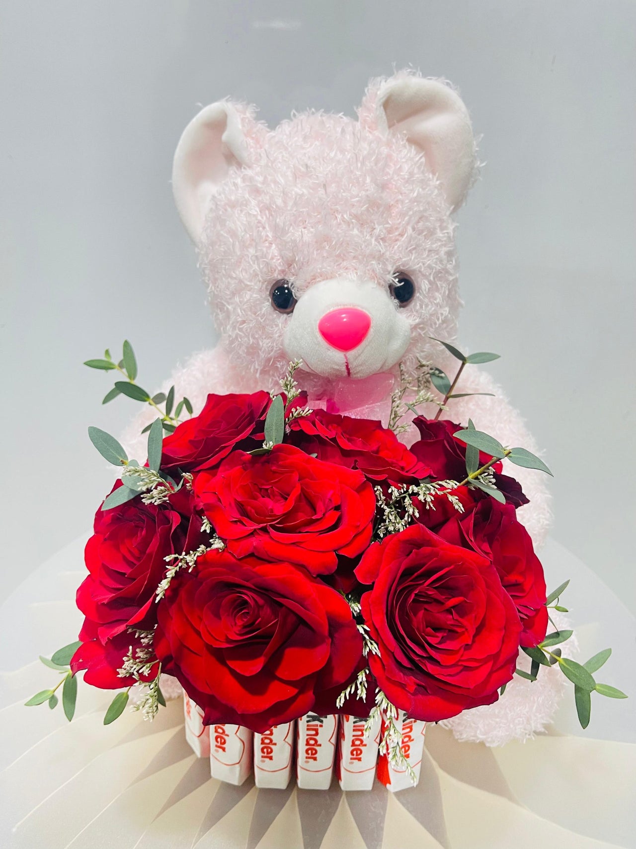 Pink Teddy Bear Gift Set