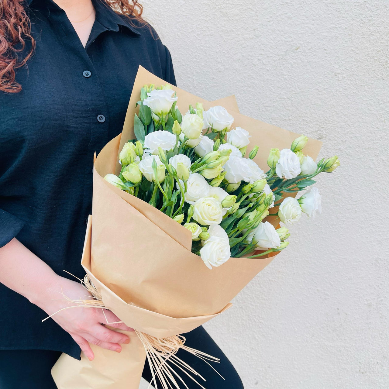 Lisianthus White Bouquet
