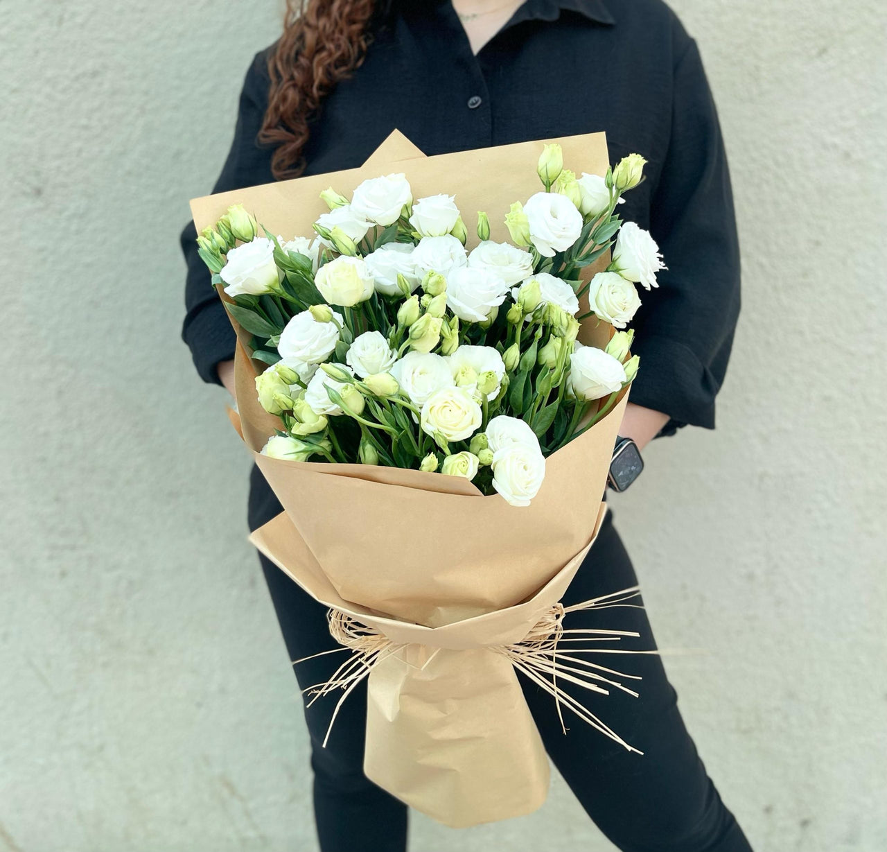 Lisianthus White Bouquet