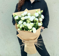 Lisianthus White Bouquet