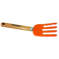 Hand Fork 4 Teeth Wood Handle