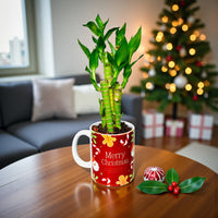 Bamboo Striped - Merry Christmas Mug